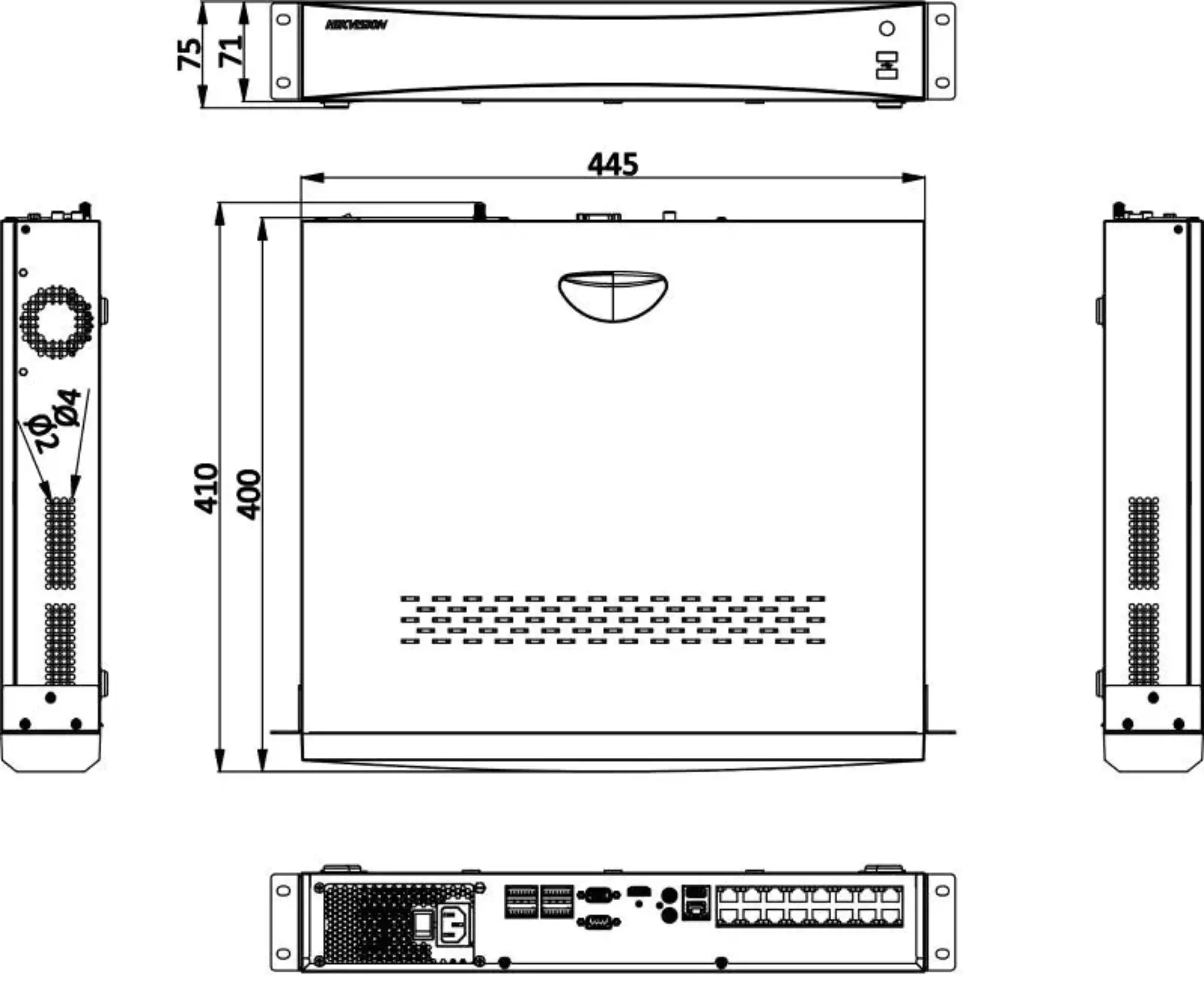Hikvision DS-7716NXI-K4/16P